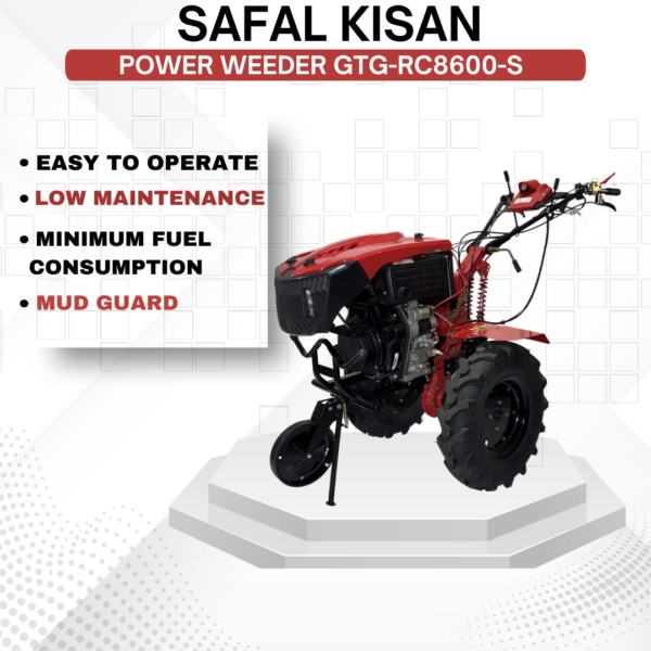 Safal Kisan 9500P Petrol Power Weeder – Heavy Duty Cultivator Machine