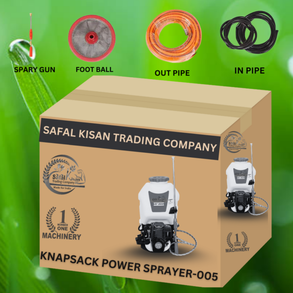 Knapsack power Sprayer-005-5 Safal Kisan Knapsack Power Sprayer-005 (50CC, 4 Stroke, Petrol)