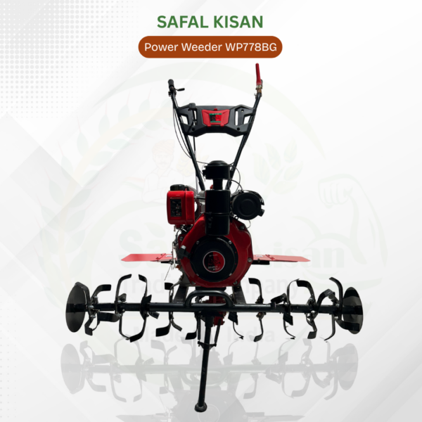 Safal Kisan WP778BG Diesel Power Weeder – Heavy Duty Mini Tiller for Dry Land Farming