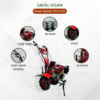 Safal Kisan PPC-7DSE Heavy Duty Diesel Power Weeder for Dry Land Farming
