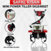 SK-1E48S2T 3 Safal Kisan SK-1E48S2T 48CC Mini Power Tiller – Lightweight 2 Stroke Cultivator