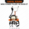Safal Kisan SK-90082T 90CC Mini Power Tiller – 2 Stroke Petrol Cultivator