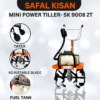 Safal Kisan SK-90082T 90CC Mini Power Tiller – 2 Stroke Petrol Cultivator