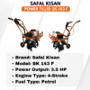Safal Kisan POWER TILLER SK-143F – 4 Stroke Petrol Heavy Duty Cultivator