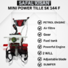 Safal Kisan MINI Power Tiller SK-144F – 4 Stroke Petrol Mini Cultivator