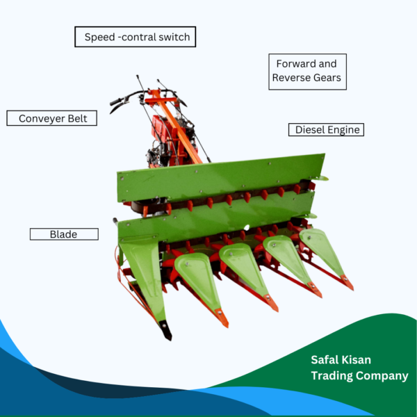 Safal Kisan SK-3FD Self-Propelled Diesel Power Reaper for Wheat & Paddy