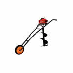 Safal Kisan SK-63T Trolley Earth Auger – 2 Stroke Petrol Post Hole Digger