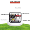 Safal Kisan WP-33RD Portable Diesel Water Pump for Farm Irrigation