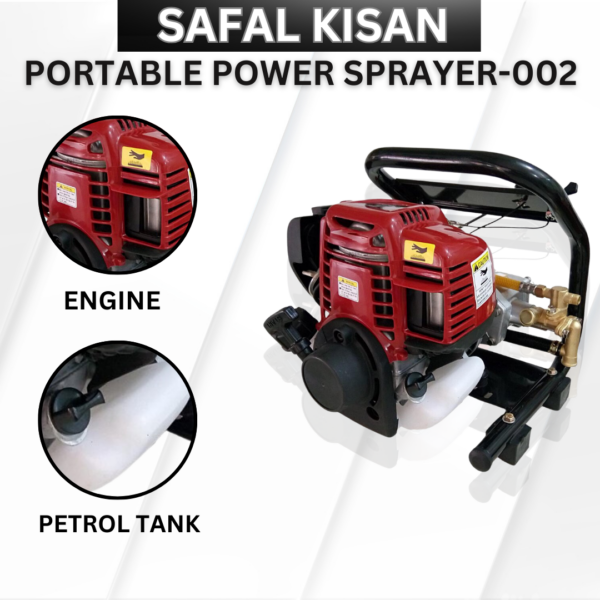 power sprayer - 002- 3 Safal Kisan Portable Power Sprayer-002 (Petrol Engine)